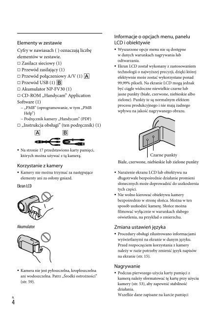 Sony DCR-SX53E - DCR-SX53E Consignes d&rsquo;utilisation Slovaque