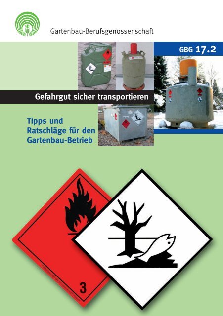 Gefahrgut sicher transportieren - GBG 17.2