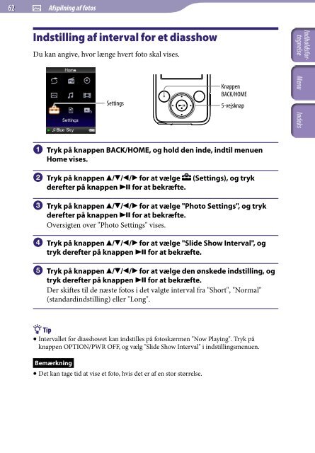 Sony NWZ-E435F - NWZ-E435F Consignes d&rsquo;utilisation Danois