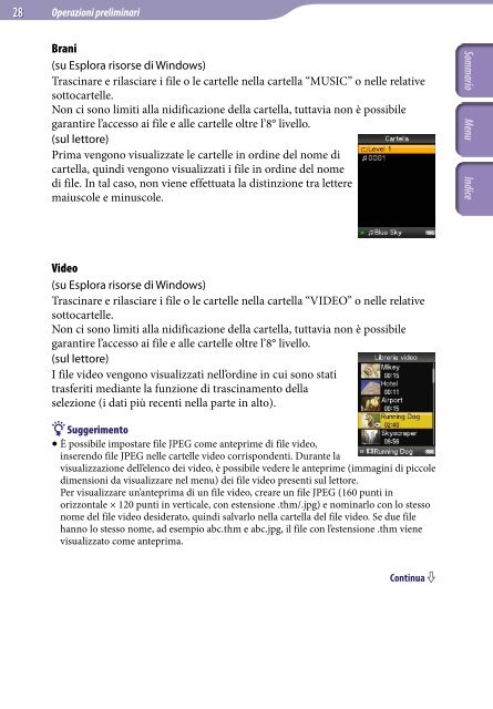 Sony NWZ-E435F - NWZ-E435F Consignes d&rsquo;utilisation Italien