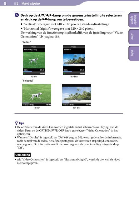 Sony NWZ-E435F - NWZ-E435F Consignes d&rsquo;utilisation N&eacute;erlandais