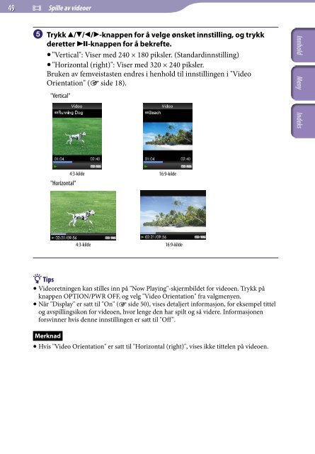 Sony NWZ-E435F - NWZ-E435F Consignes d&rsquo;utilisation Norv&eacute;gien