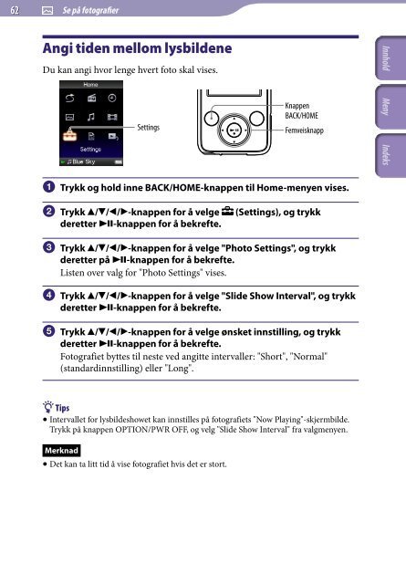 Sony NWZ-E435F - NWZ-E435F Consignes d&rsquo;utilisation Norv&eacute;gien