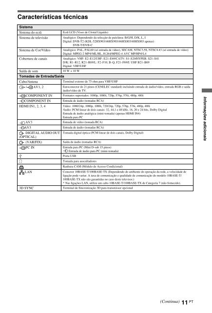 Sony KDL-46HX803 - KDL-46HX803 Mode d'emploi Espagnol