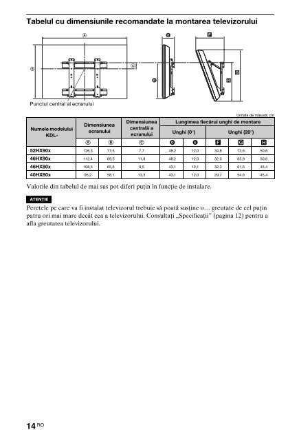 Sony KDL-46HX803 - KDL-46HX803 Mode d'emploi Espagnol