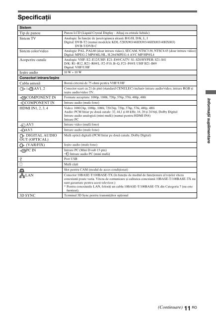 Sony KDL-46HX803 - KDL-46HX803 Mode d'emploi Bulgare