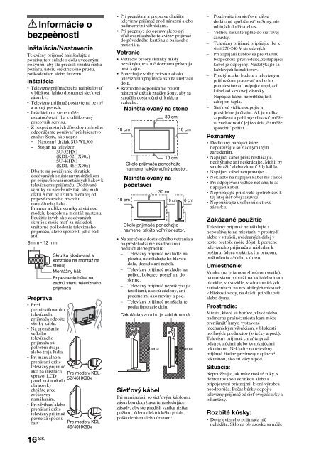 Sony KDL-46HX803 - KDL-46HX803 Mode d'emploi Polonais