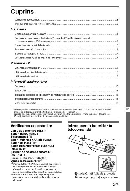 Sony KDL-46HX803 - KDL-46HX803 Consignes d&rsquo;utilisation Grec