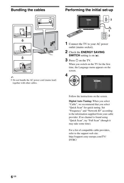 Sony KDL-46HX803 - KDL-46HX803 Consignes d&rsquo;utilisation Anglais