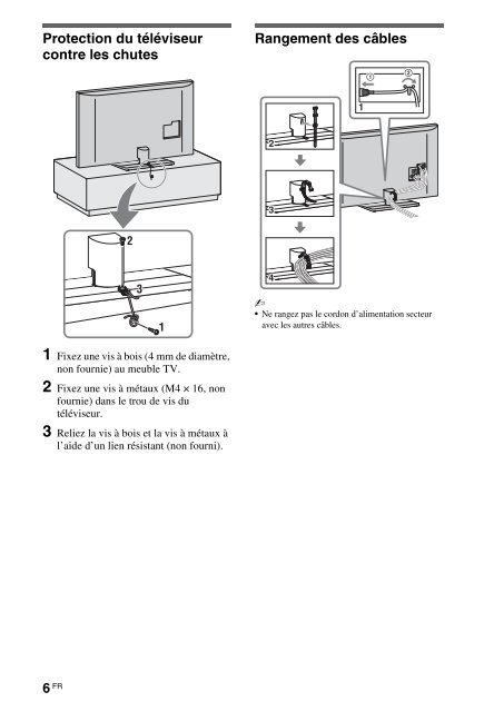 Sony KDL-46HX803 - KDL-46HX803 Mode d'emploi