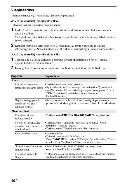 Sony KDL-46HX803 - KDL-46HX803 Mode d'emploi Portugais