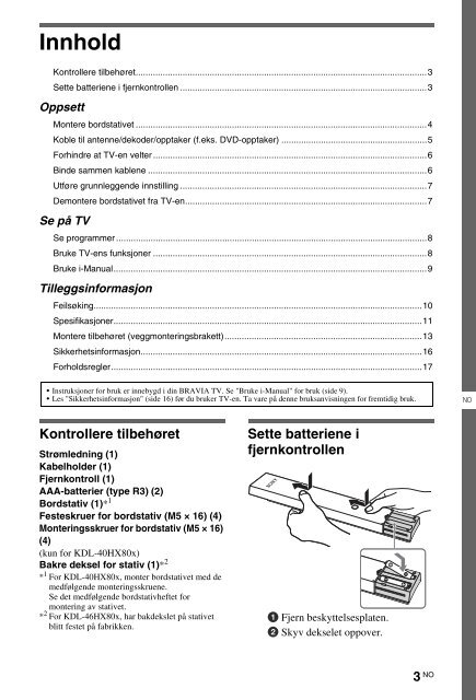 Sony KDL-46HX803 - KDL-46HX803 Mode d'emploi Portugais