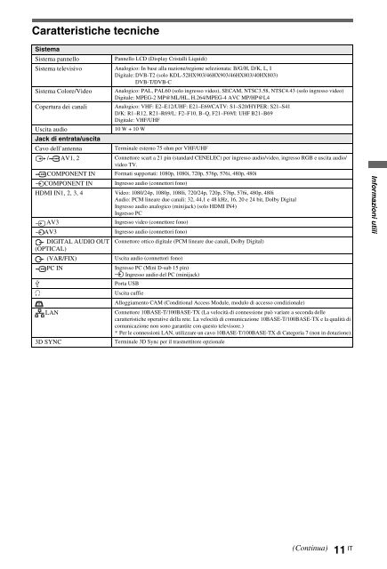 Sony KDL-46HX803 - KDL-46HX803 Mode d'emploi Portugais