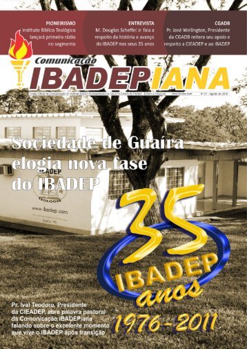 Comunicação Ibadepiana - 01ª Edição 