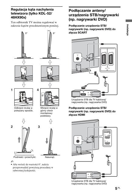 Sony KDL-46HX803 - KDL-46HX803 Consignes d&rsquo;utilisation Norv&eacute;gien