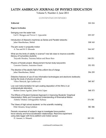 Index [PDF] - Latin-American Journal of Physics Education