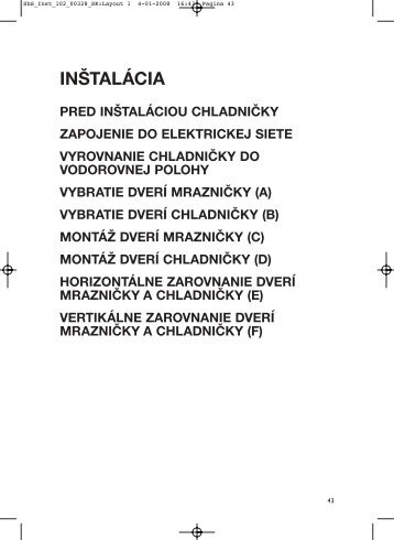 KitchenAid 20RU-D1 A+ SF - 20RU-D1 A+ SF SK (858641011000) Installazione