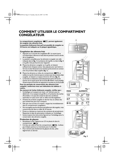 KitchenAid 773202 - 773202 FR (855162216010) Istruzioni per l'Uso