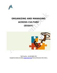 Organizing and Managing Across Culture