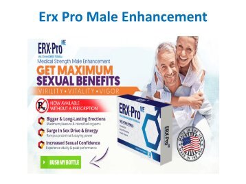 Erx Pro  Wonderful blood circulation And More stamina