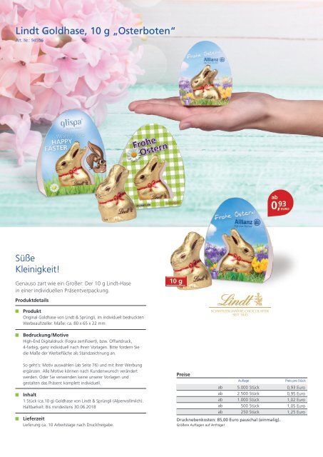 Werbemittel Ostern Werbeartikel  günstig von Taku Trends