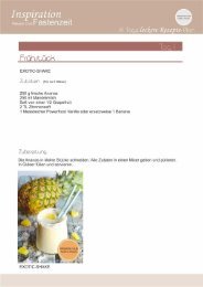 14 Tage leckere Rezepte FreeToX Passion Club