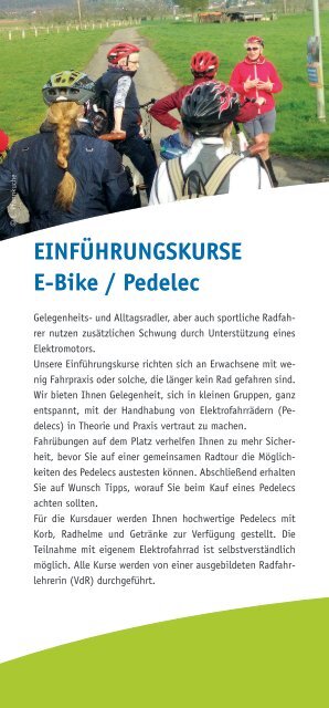 E-Bike Touren in der Wetterau