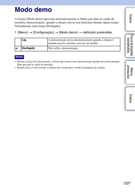 Sony NEX-C3A - NEX-C3A Consignes d&rsquo;utilisation Portugais