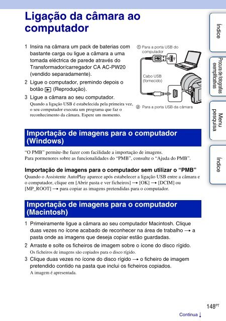 Sony NEX-C3A - NEX-C3A Consignes d&rsquo;utilisation Portugais