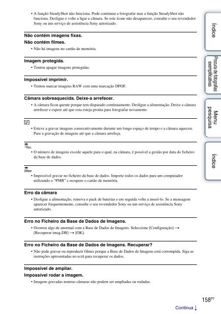 Sony NEX-C3A - NEX-C3A Consignes d&rsquo;utilisation Portugais