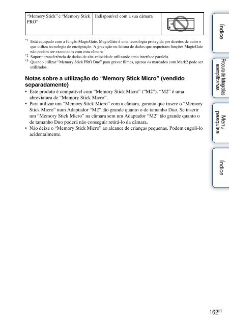 Sony NEX-C3A - NEX-C3A Consignes d&rsquo;utilisation Portugais