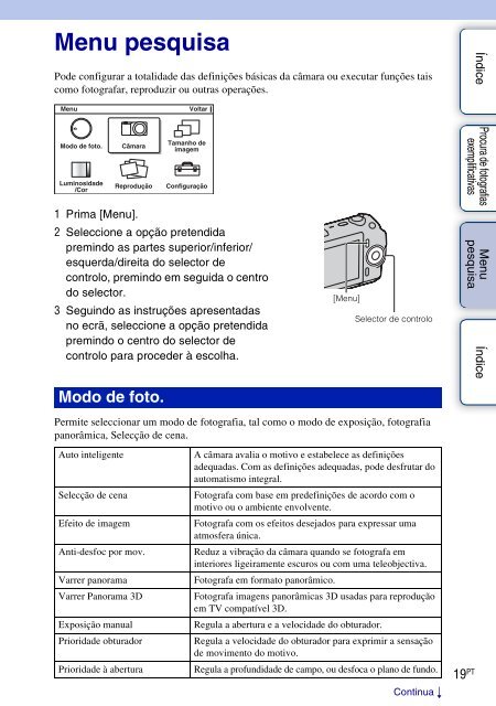 Sony NEX-C3A - NEX-C3A Consignes d&rsquo;utilisation Portugais