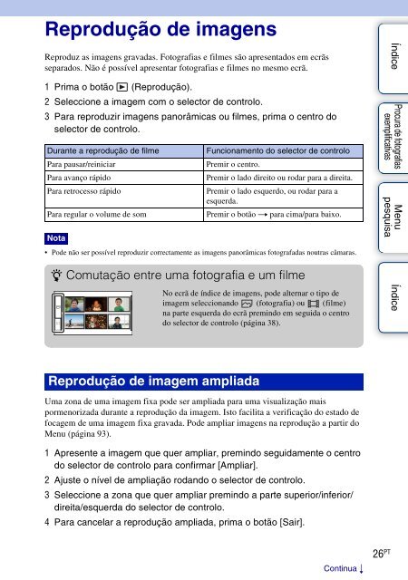 Sony NEX-C3A - NEX-C3A Consignes d&rsquo;utilisation Portugais