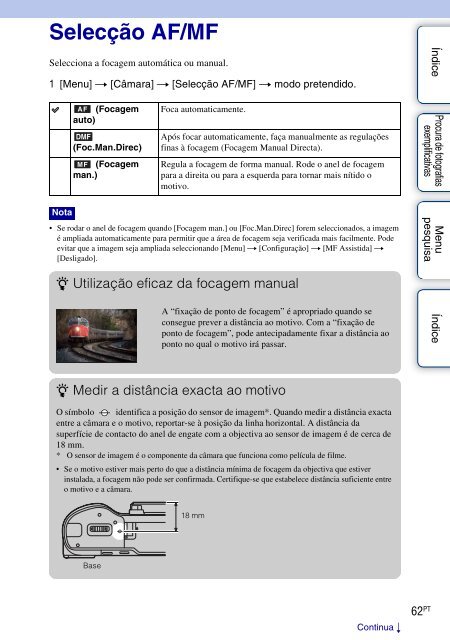 Sony NEX-C3A - NEX-C3A Consignes d&rsquo;utilisation Portugais