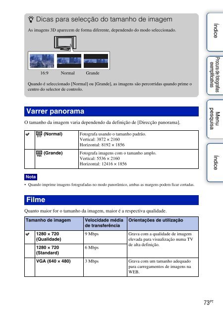 Sony NEX-C3A - NEX-C3A Consignes d&rsquo;utilisation Portugais