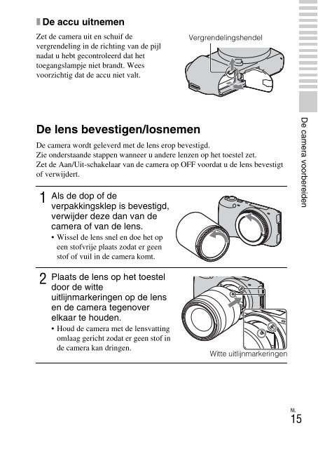 Sony NEX-C3A - NEX-C3A Consignes d&rsquo;utilisation Allemand