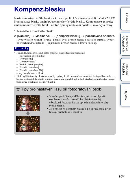 Sony NEX-C3A - NEX-C3A Consignes d&rsquo;utilisation Tch&egrave;que