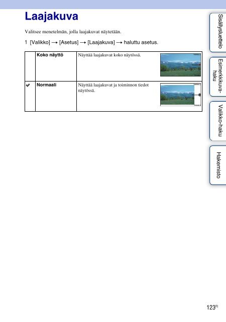 Sony NEX-C3A - NEX-C3A Consignes d&rsquo;utilisation Finlandais