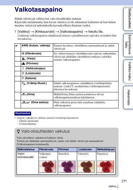 Sony NEX-C3A - NEX-C3A Consignes d&rsquo;utilisation Finlandais