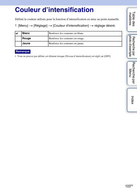 Sony NEX-C3A - NEX-C3A Consignes d&rsquo;utilisation