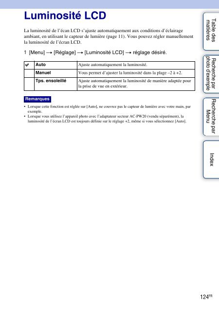 Sony NEX-C3A - NEX-C3A Consignes d&rsquo;utilisation