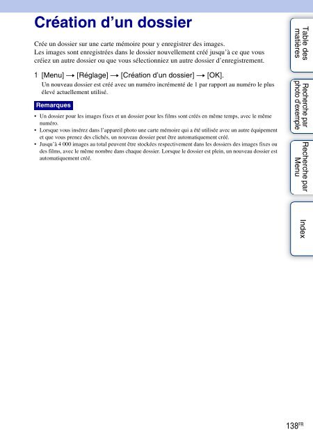 Sony NEX-C3A - NEX-C3A Consignes d&rsquo;utilisation