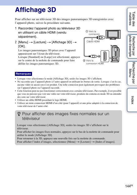 Sony NEX-C3A - NEX-C3A Consignes d&rsquo;utilisation