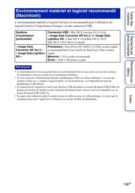 Sony NEX-C3A - NEX-C3A Consignes d&rsquo;utilisation