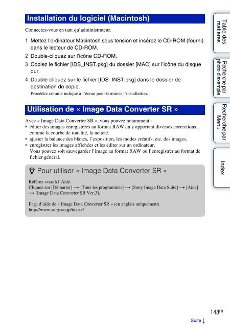 Sony NEX-C3A - NEX-C3A Consignes d&rsquo;utilisation