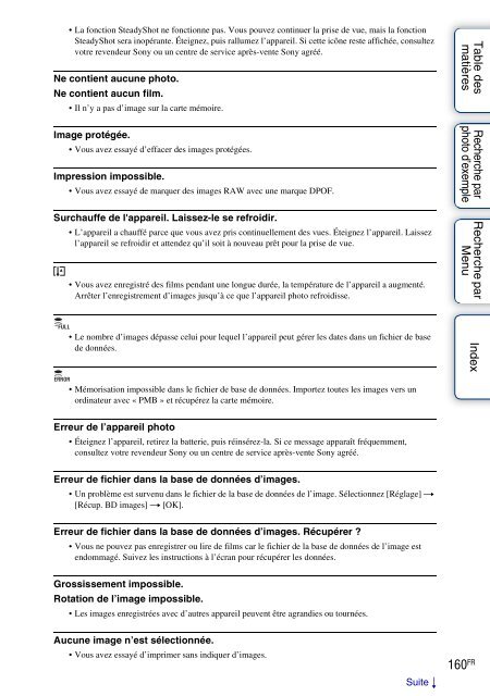 Sony NEX-C3A - NEX-C3A Consignes d&rsquo;utilisation