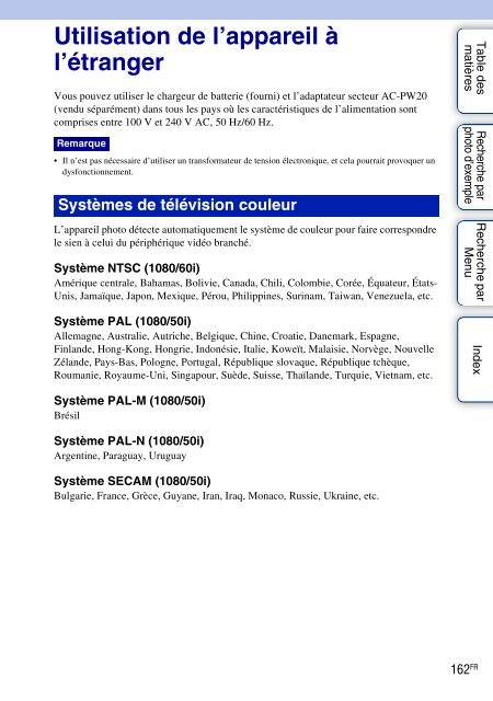 Sony NEX-C3A - NEX-C3A Consignes d&rsquo;utilisation