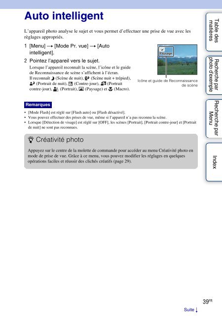 Sony NEX-C3A - NEX-C3A Consignes d&rsquo;utilisation