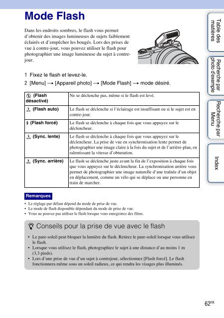 Sony NEX-C3A - NEX-C3A Consignes d&rsquo;utilisation