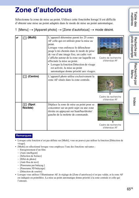 Sony NEX-C3A - NEX-C3A Consignes d&rsquo;utilisation